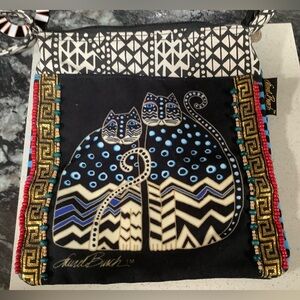 New Laura Burch whimsical cat purse, crossbody bag with tags